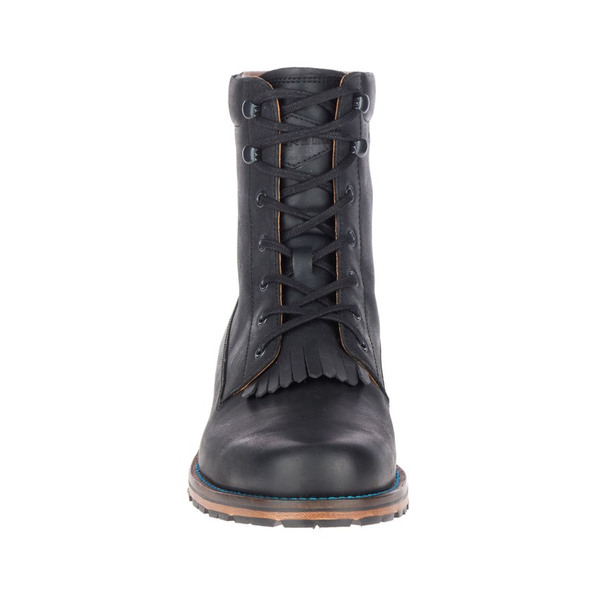 Bottes Merrell Wayfarer Lace Leather Noir Homme | B.I.UZDS